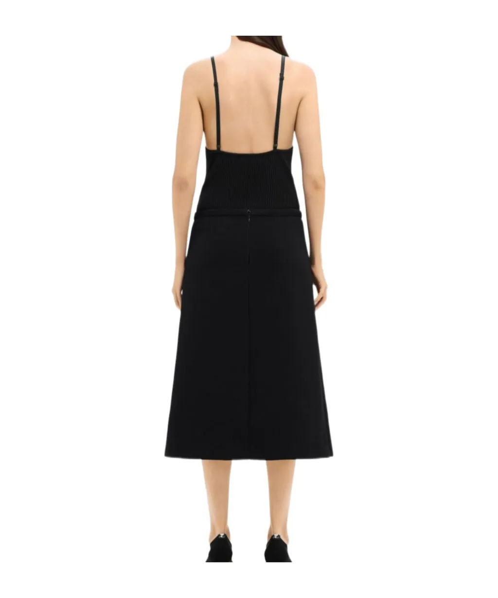 Logo Embroidered Ribbed-Knit Top