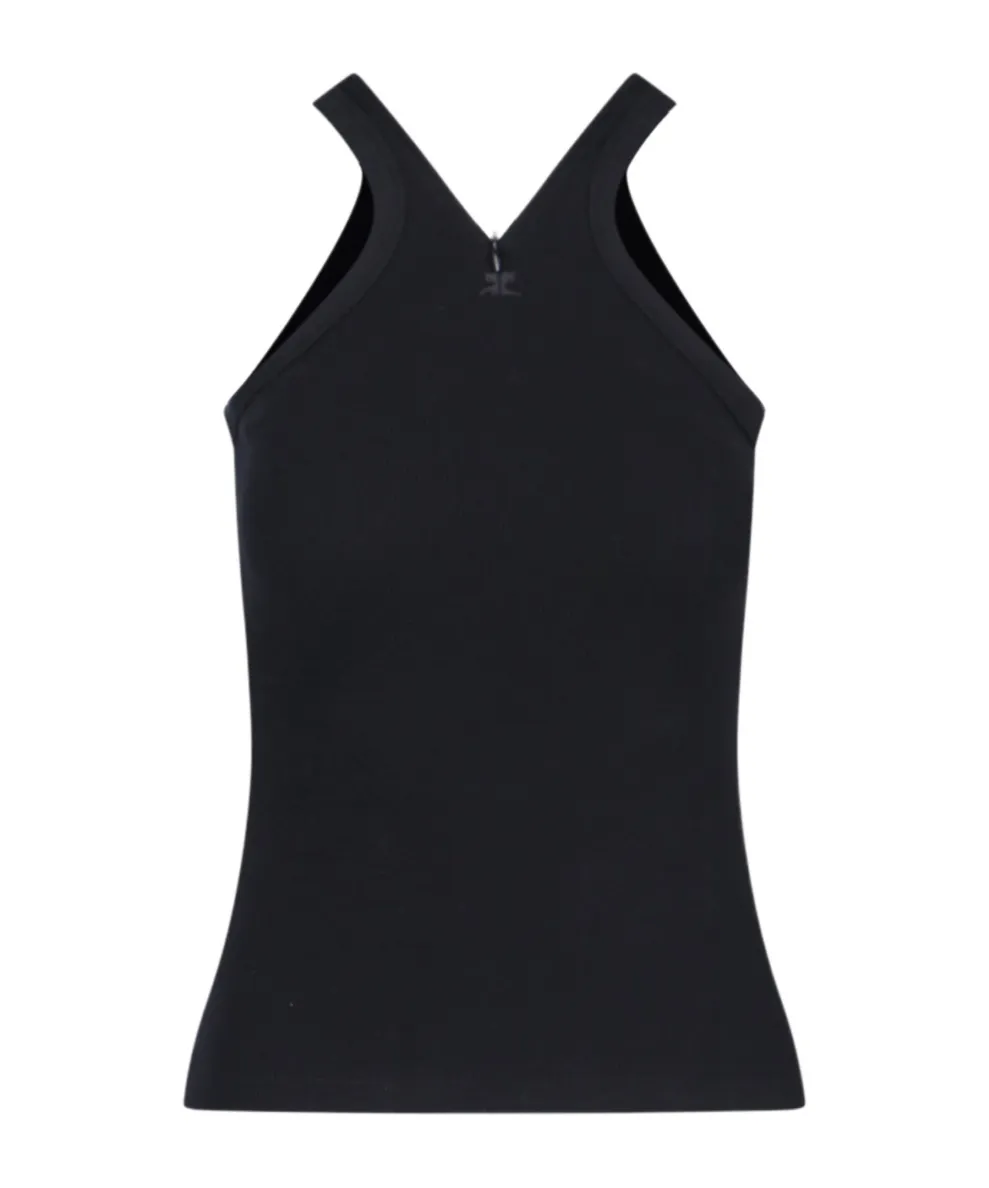 Criss Cross Ribbed Tank Top