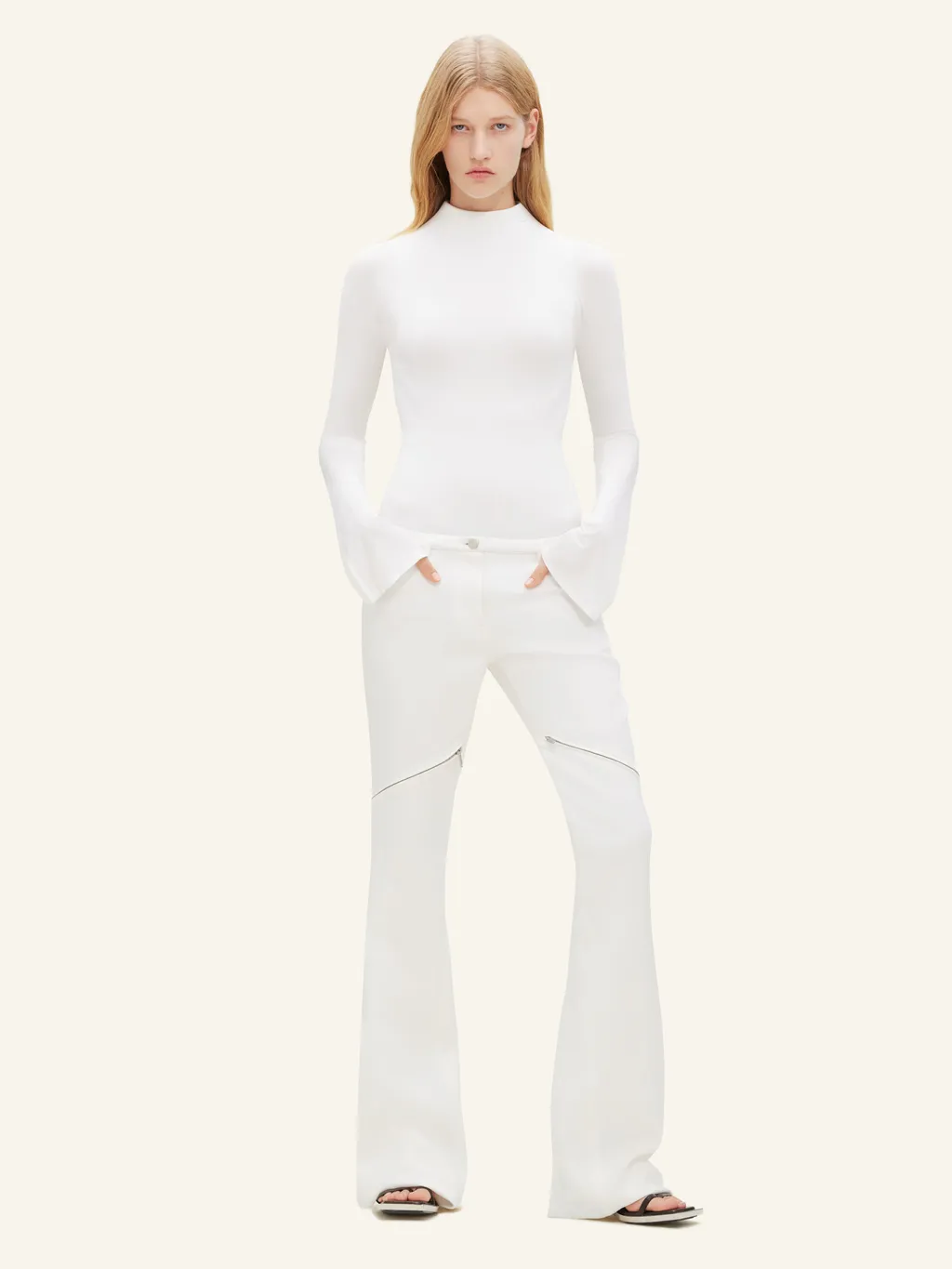 Ellipse Zipped Twill Trousers