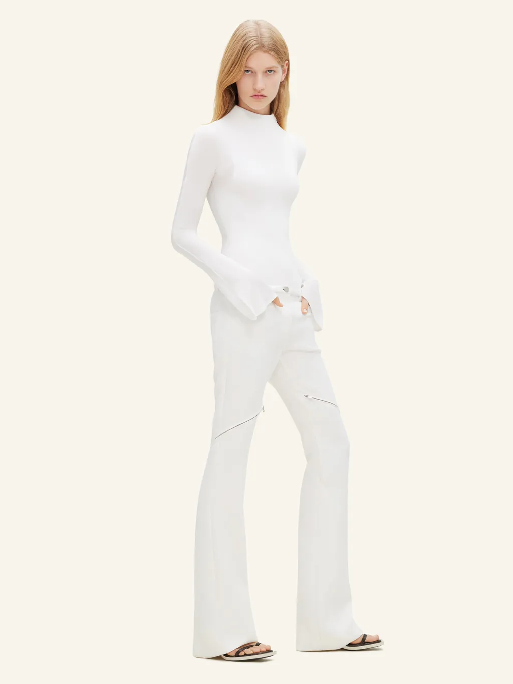 Ellipse Zipped Twill Trousers