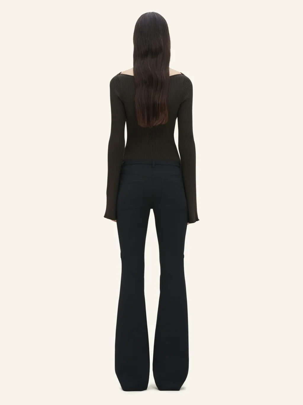 Leg Trim Zipper Casual Pants