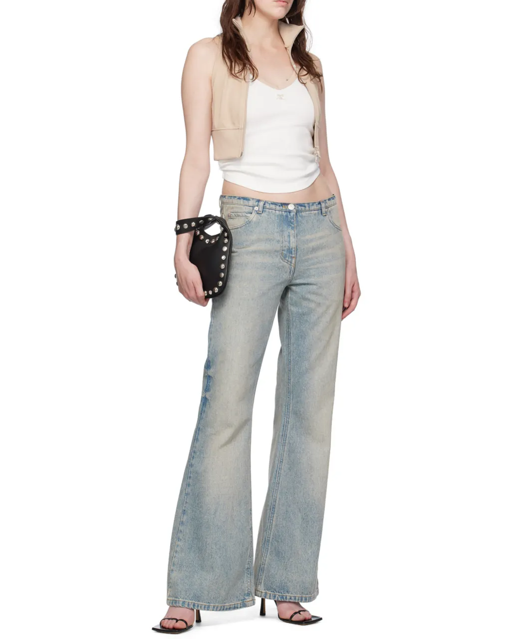 Contrast V-Neck Tank Top