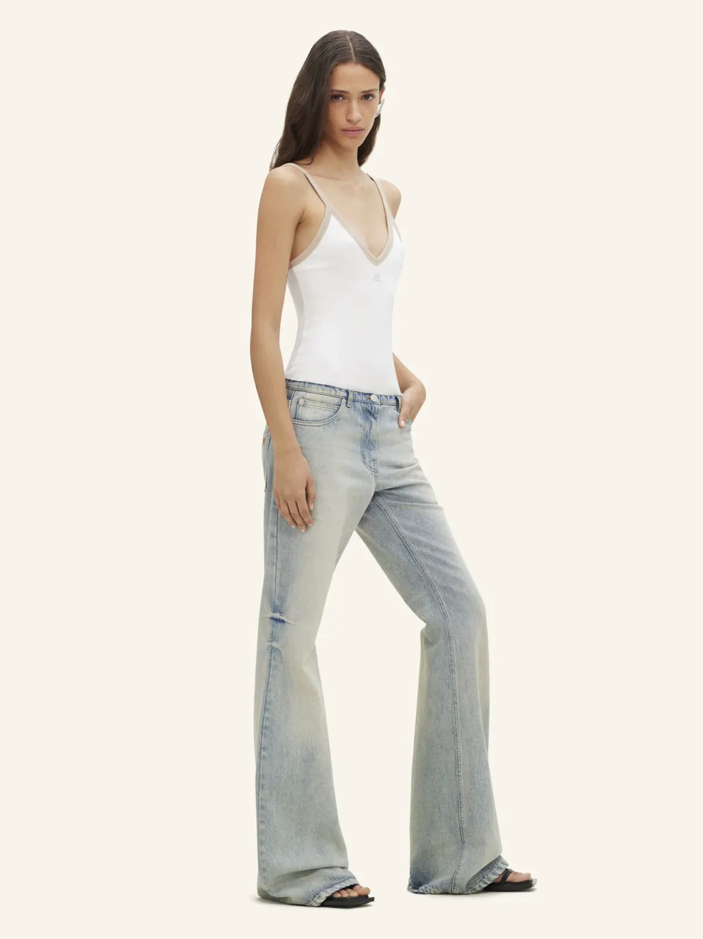 Bootcut Cotton Jeans