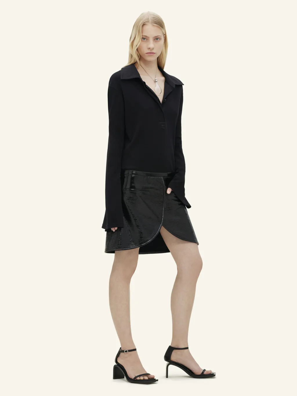 Long Sleeved Polo Shirt