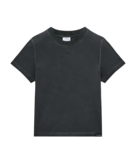 Logo Embroidered Crewneck T-Shirt