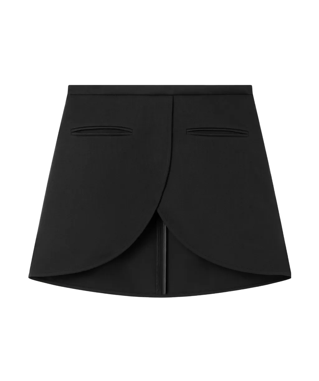 Ellipse Twill Mini Skirt