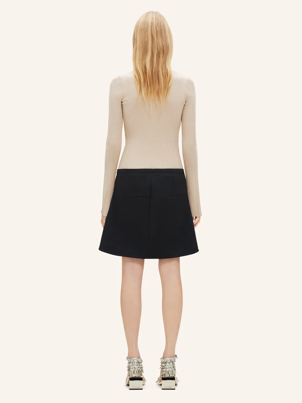 Ellipse Twill Mini Skirt