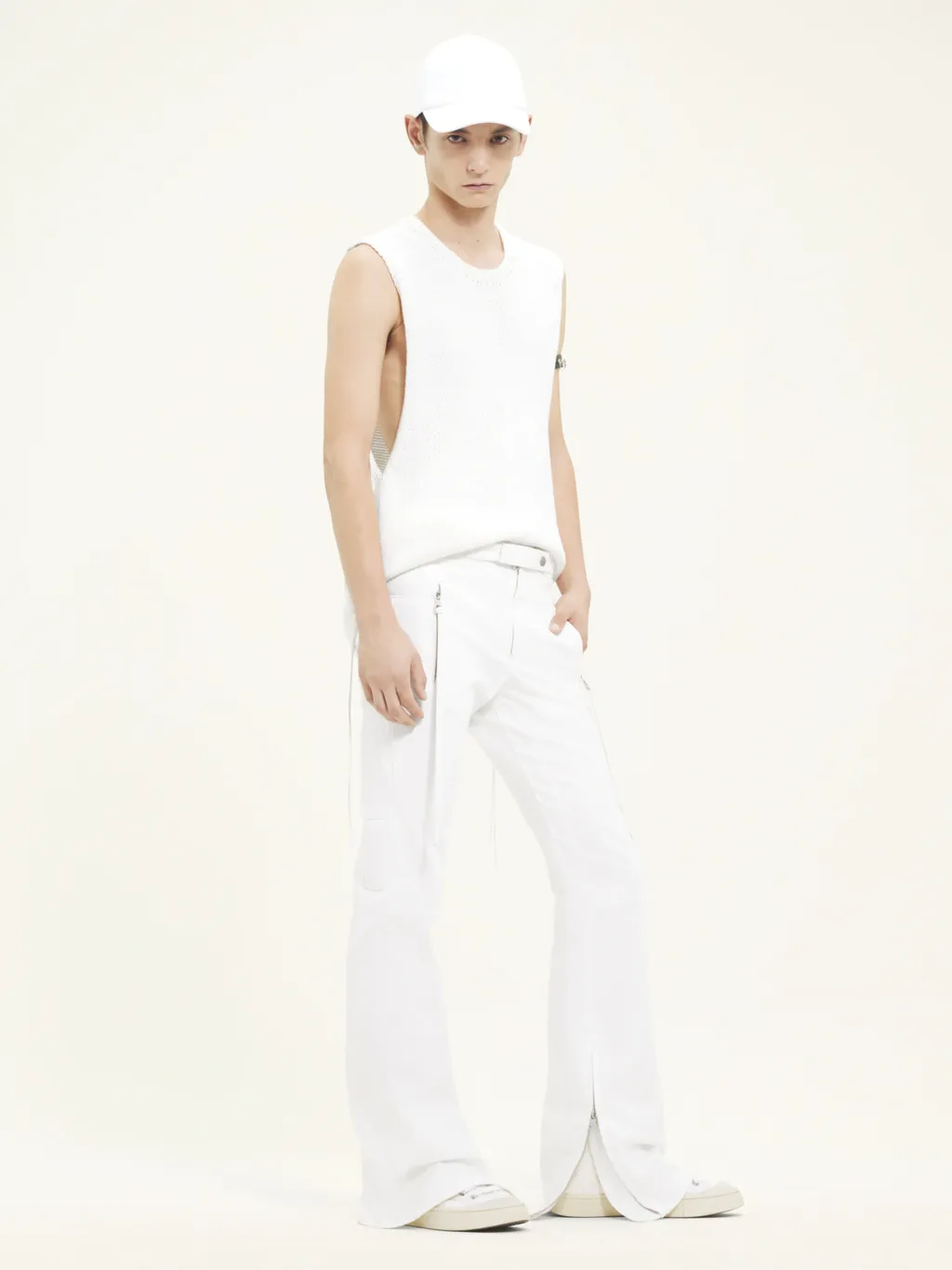 Ribbed-Knit Sleeveless Tank Top