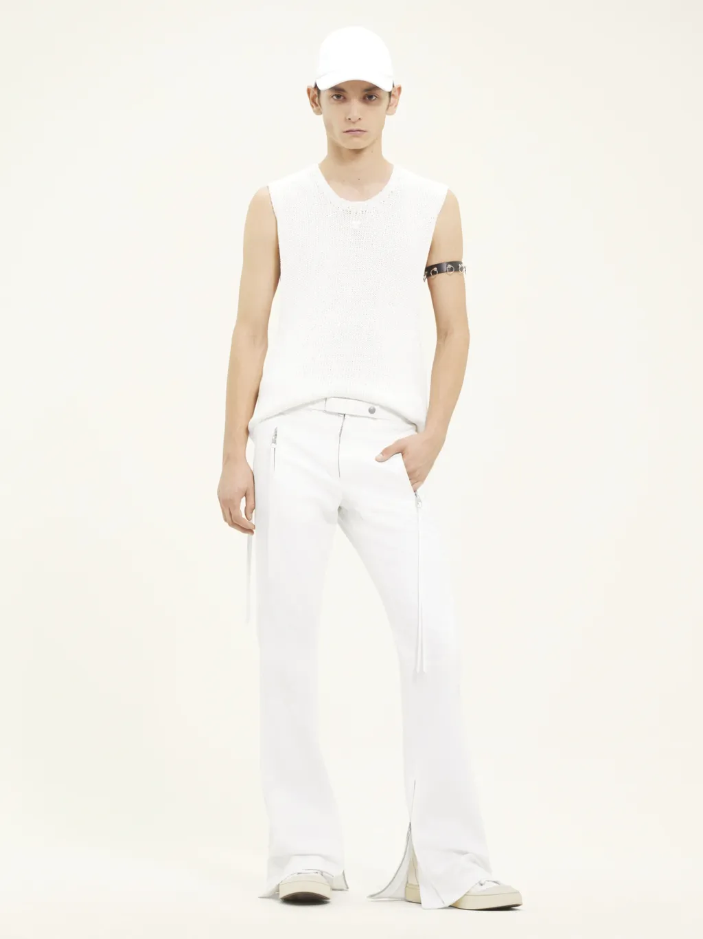 Ribbed-Knit Sleeveless Tank Top