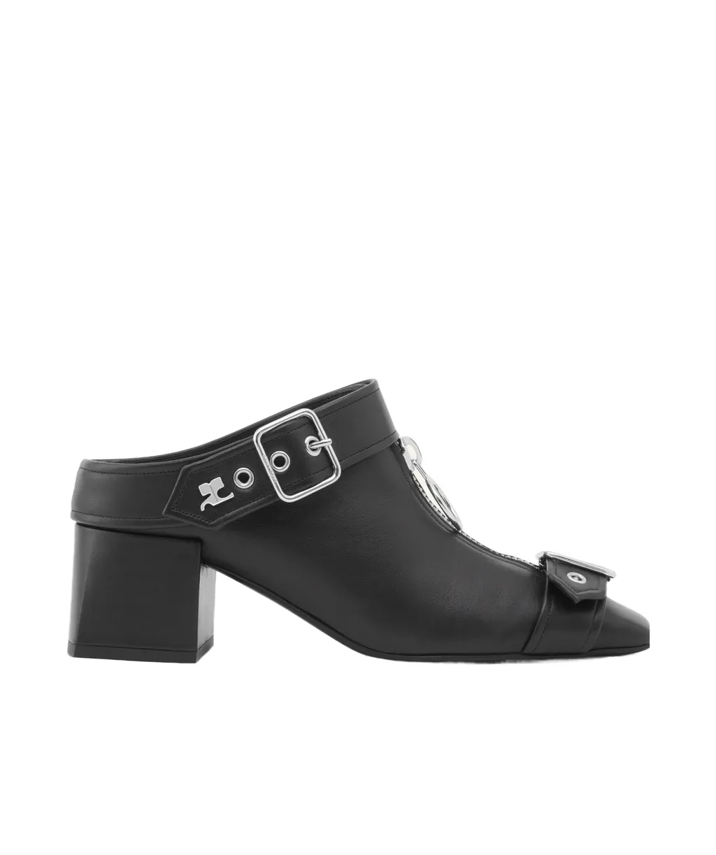 Gogo 55Mm Leather Mules