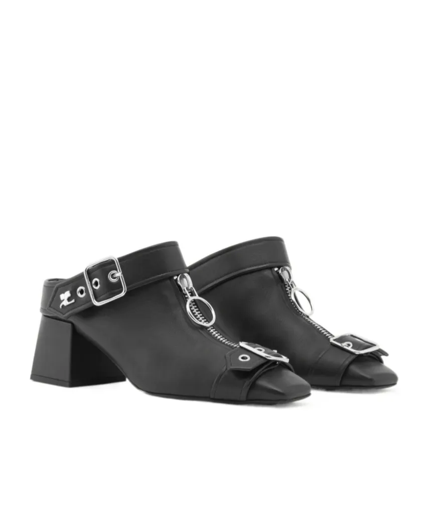 Gogo 55Mm Leather Mules