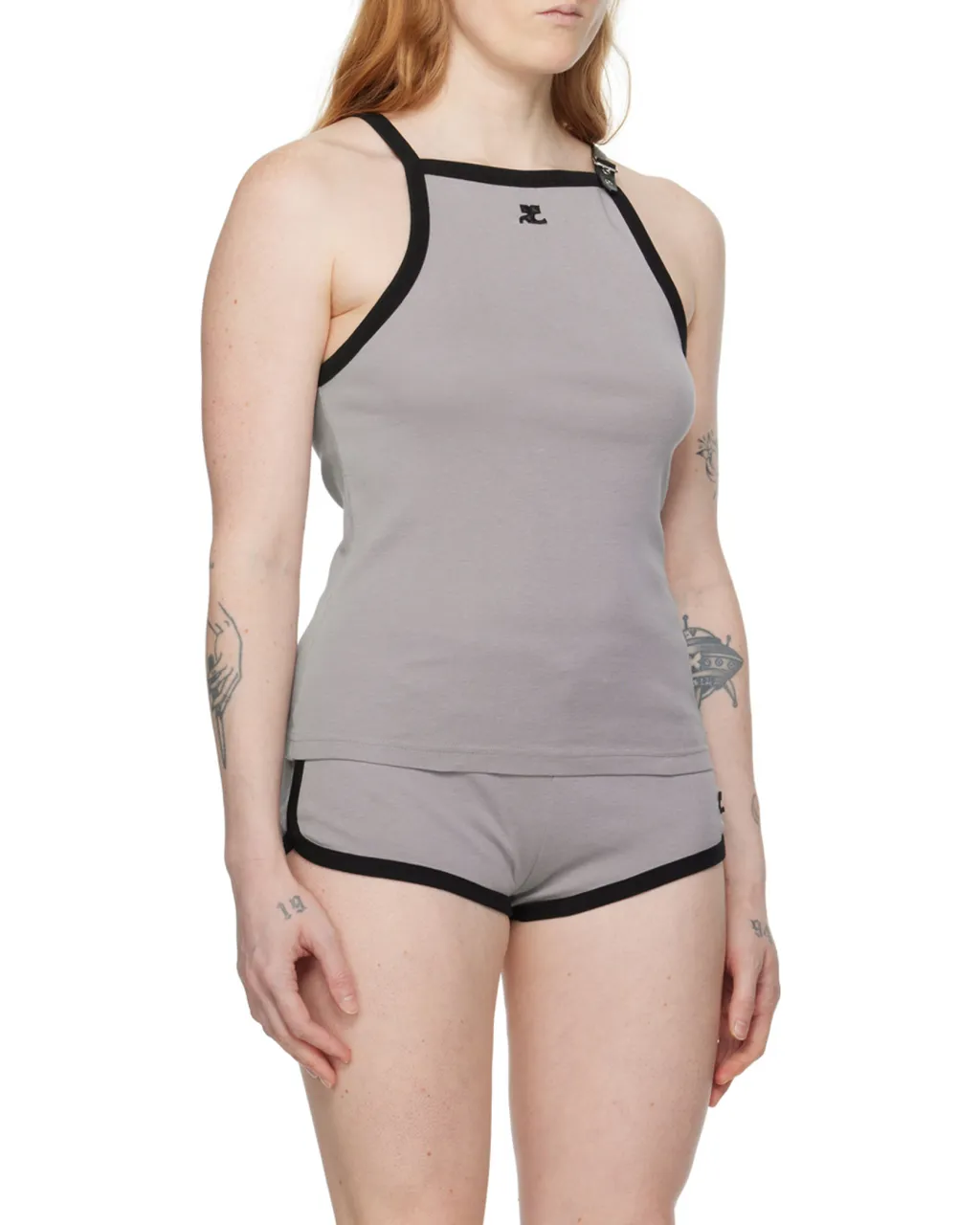 Buckle Contrast Tank Top