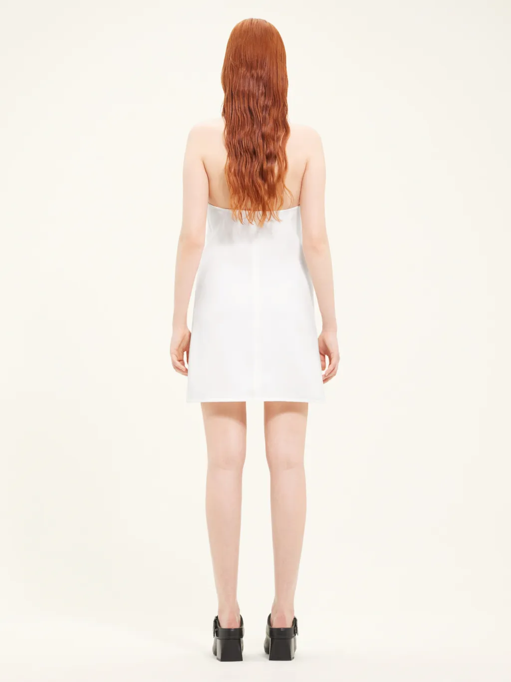 Buckle Babydoll Twill Dress