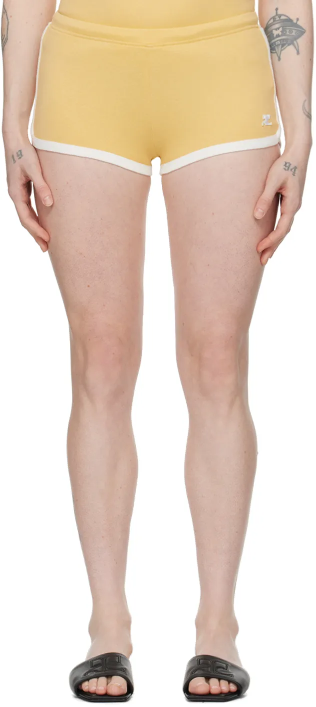 Contrast Mini Shorts
