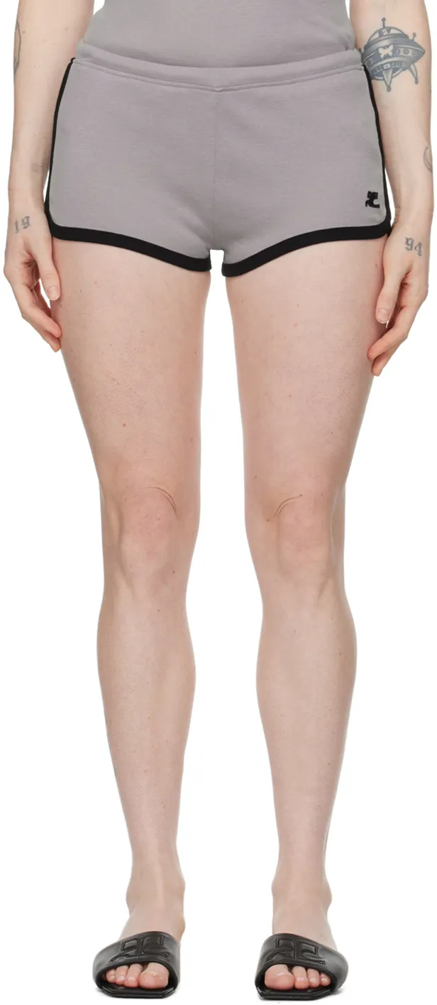 Contrast Mini Shorts