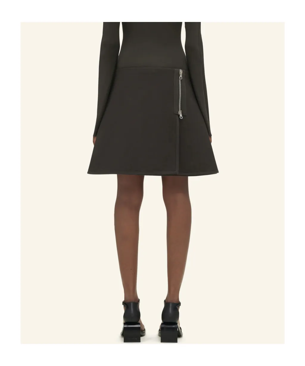 Modular Cotton Miniskirt