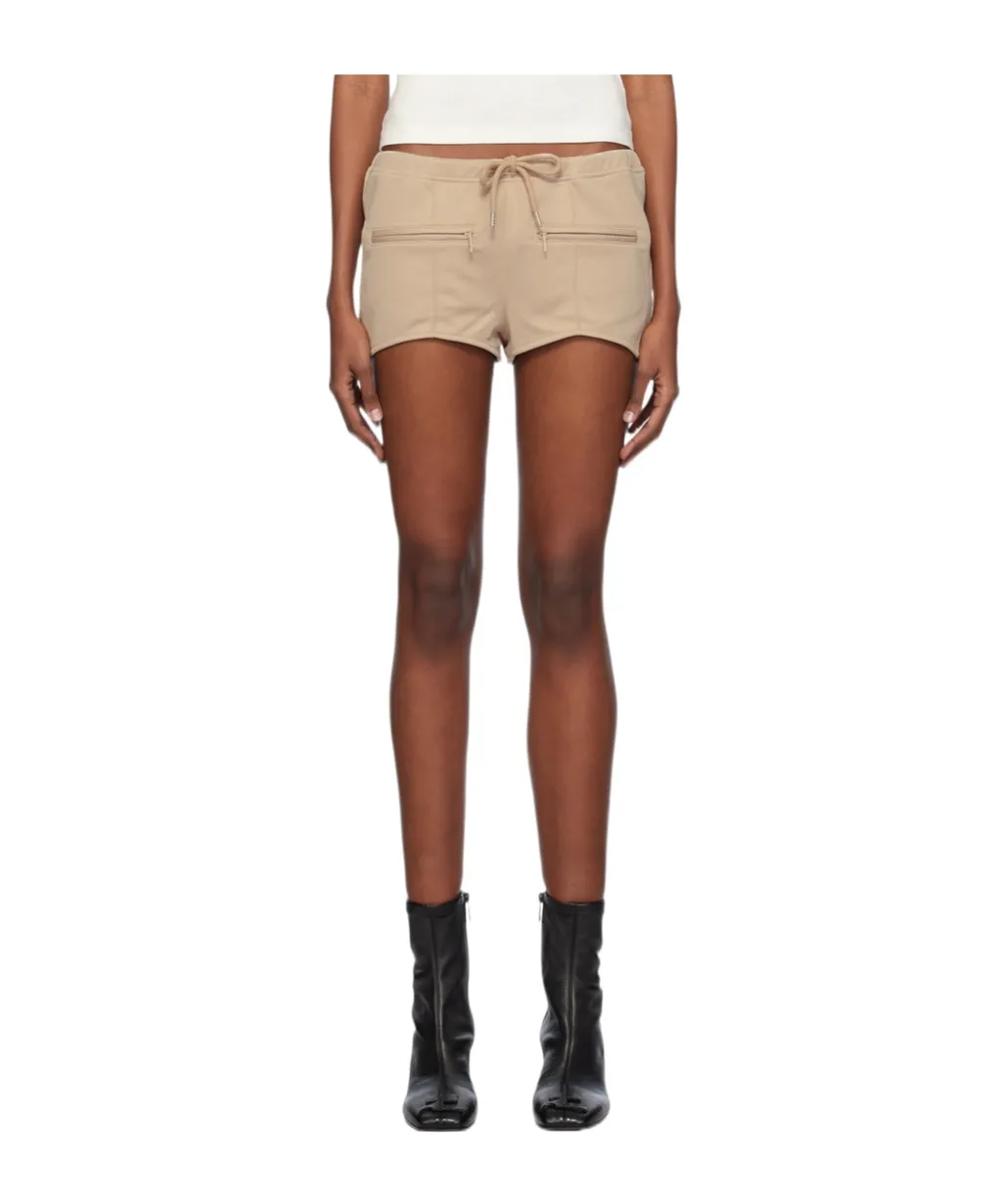 Drawstring Mini Shorts