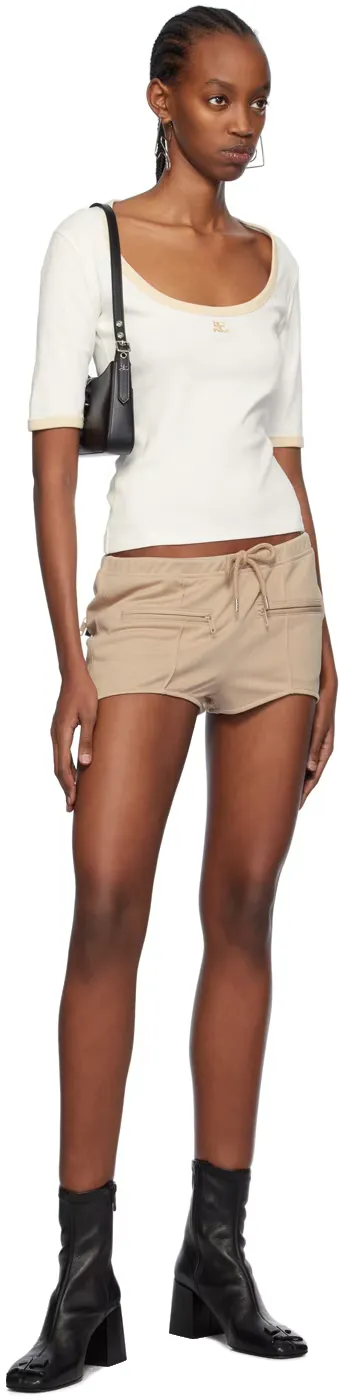 Drawstring Mini Shorts