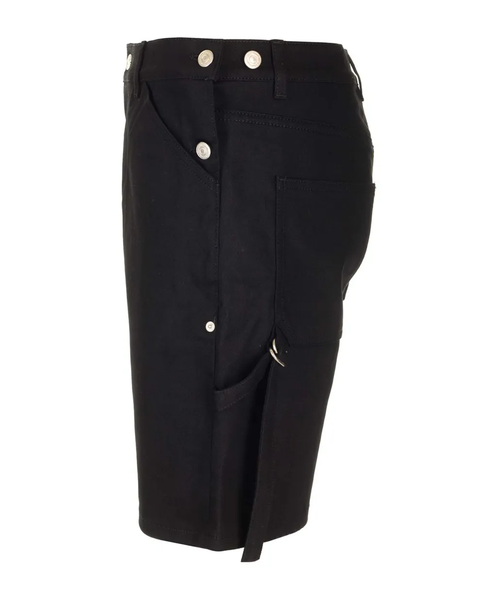 Logo Embroidered Bermuda Shorts