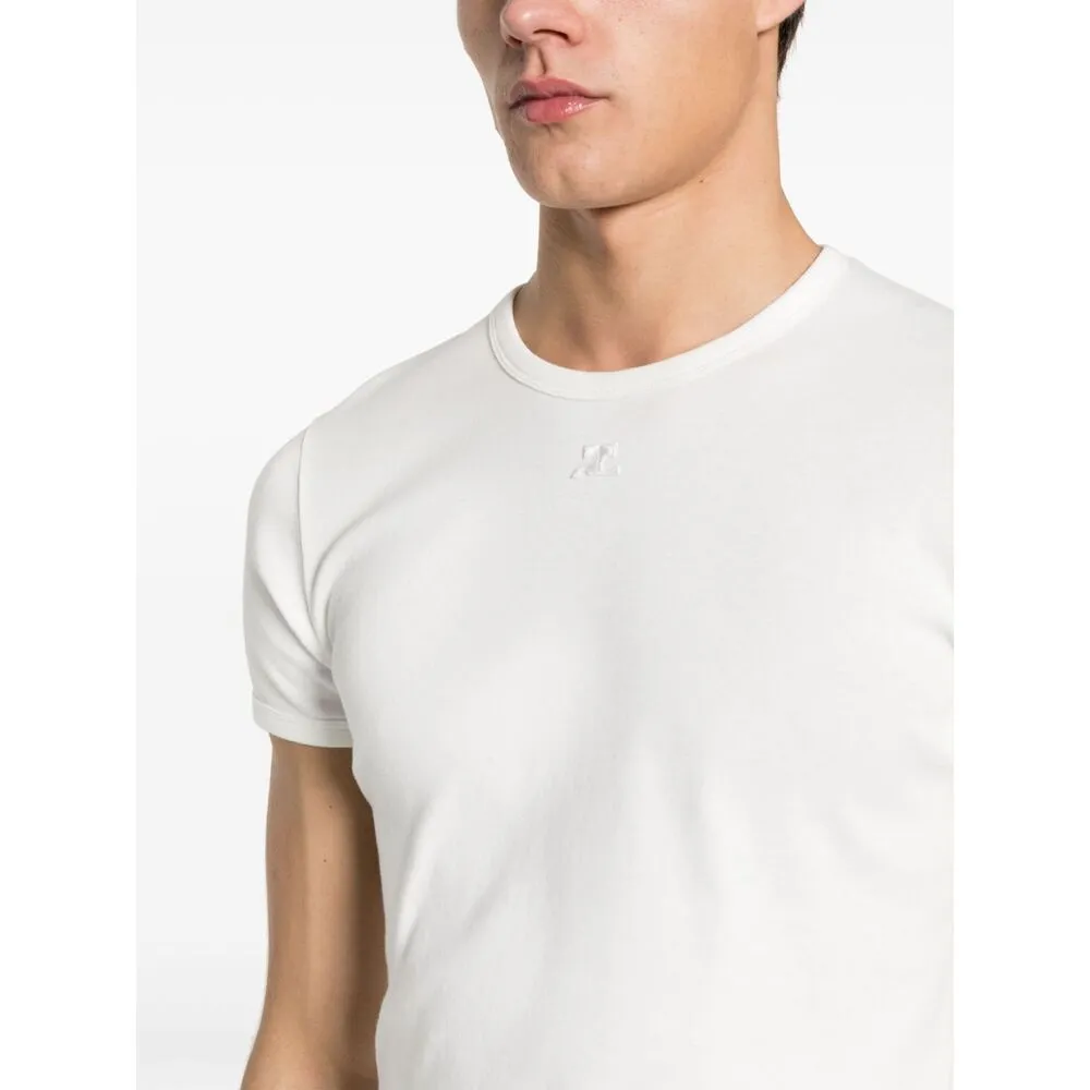 Logo Embroidered Crewneck T-Shirt