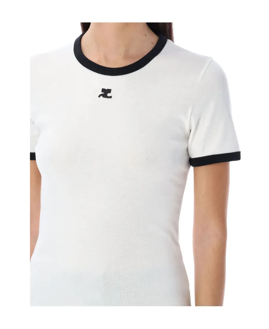 Contrast Cotton T-Shirt