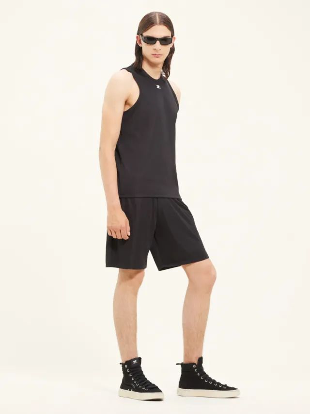 Crewneck Straight Hem Tank Top