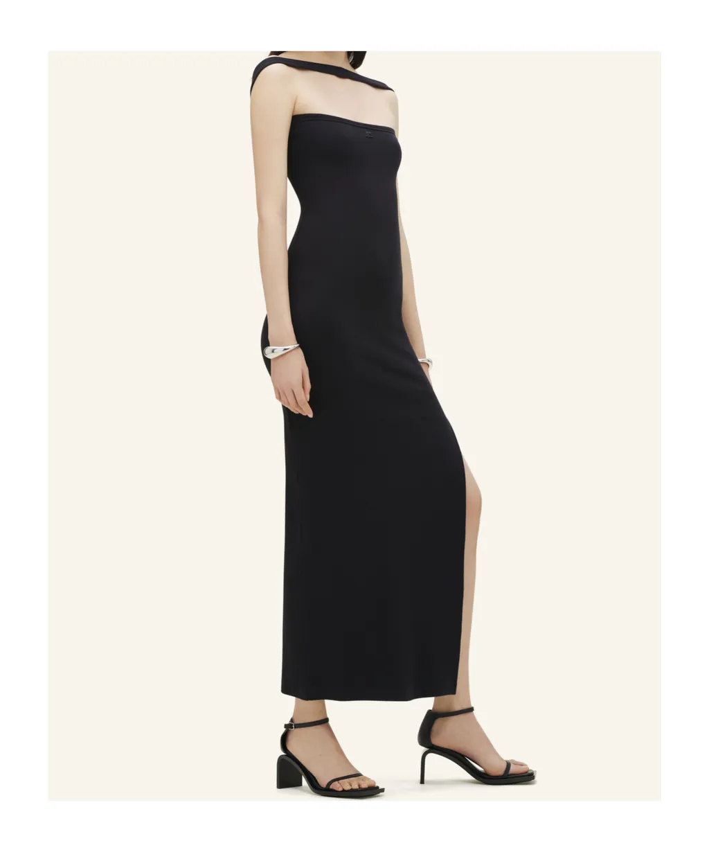 Hyperbole 90's Rib Long Dress
