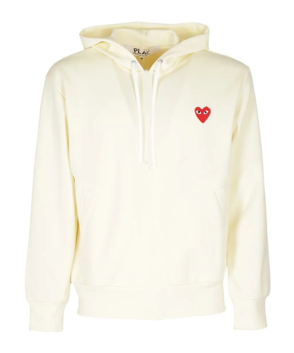 Heart Detailed Drawstring Hoodie