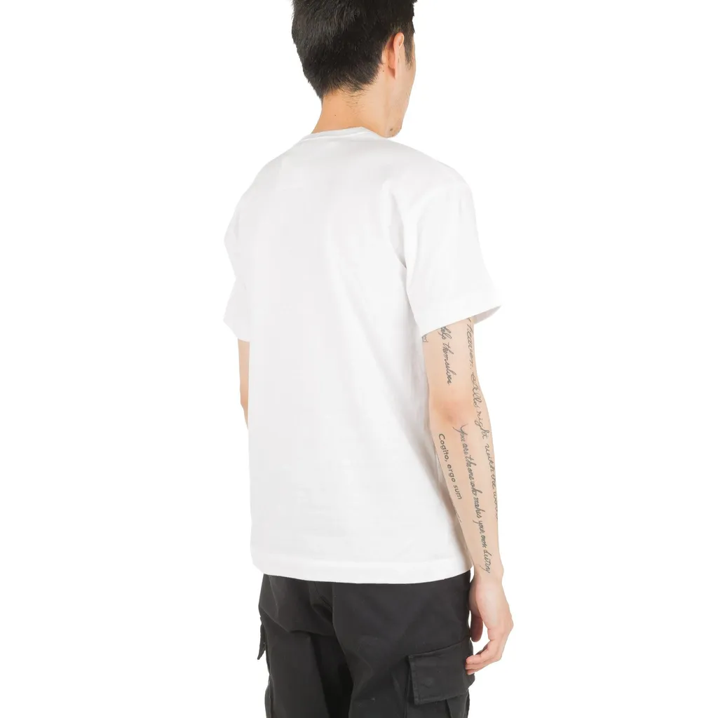Heart-Printed Crewneck T-Shirt