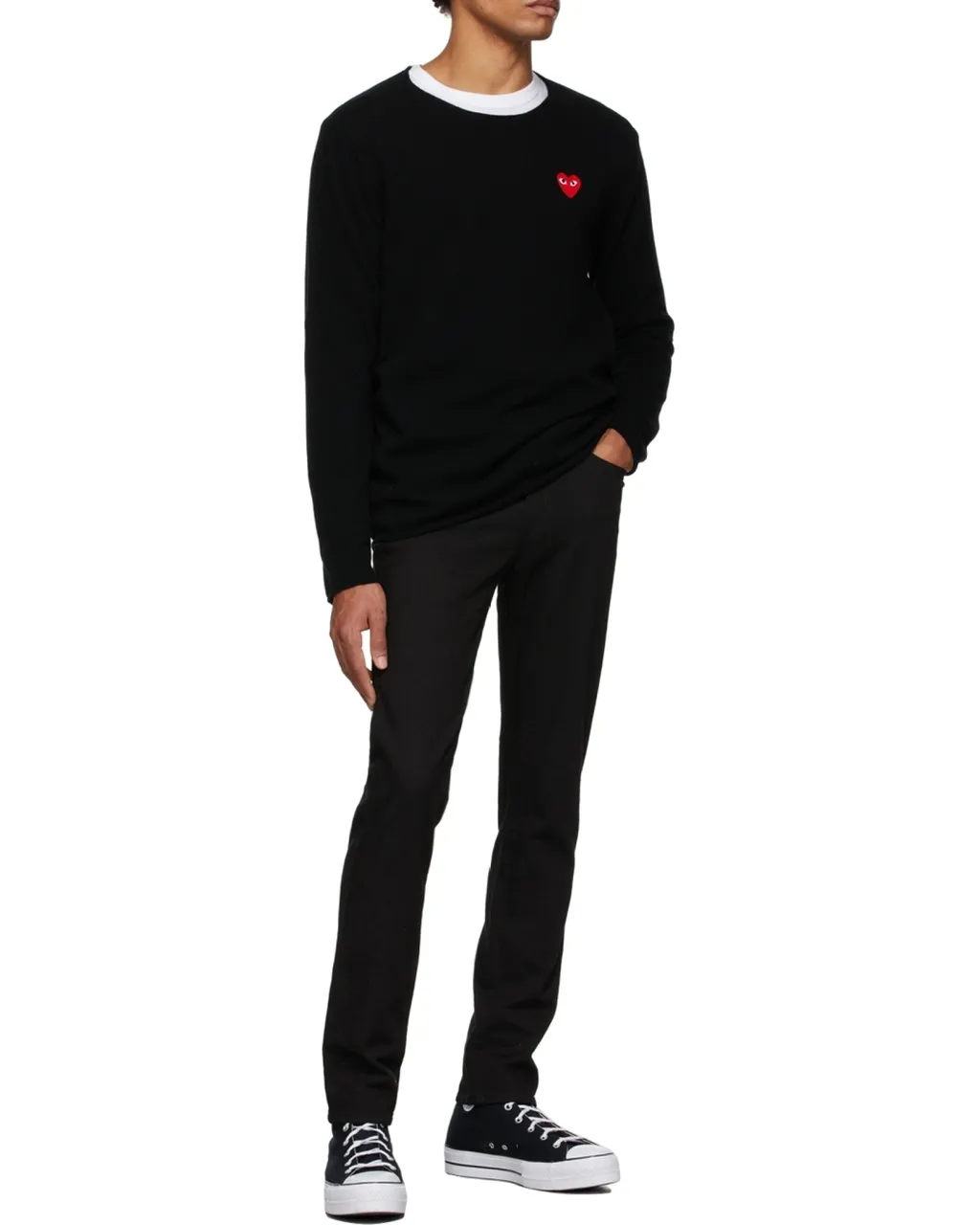 Logo Patch Crewneck Jumper