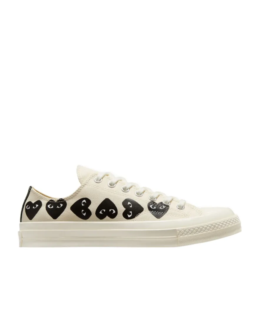 Chuck 70 + Heart-Shaped Low-Cut Shoes