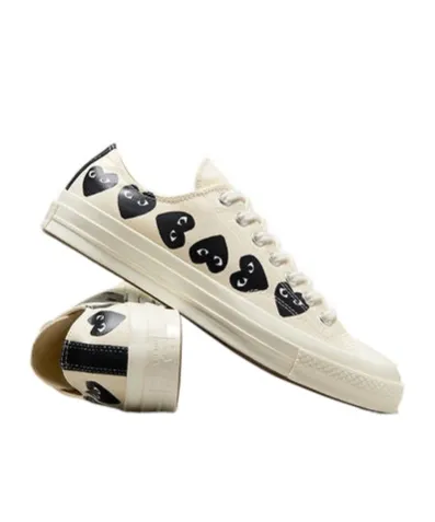 Chuck 70 + Heart-Shaped Low-Cut Shoes