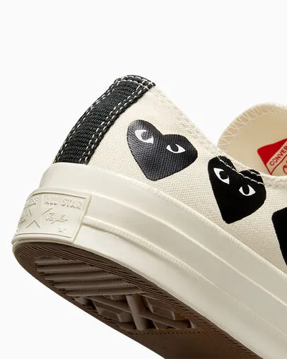 Chuck 70 + Heart-Shaped Low-Cut Shoes