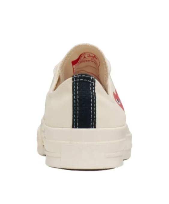 Chuck '70 Small Red Heart Low-Top Sneakers