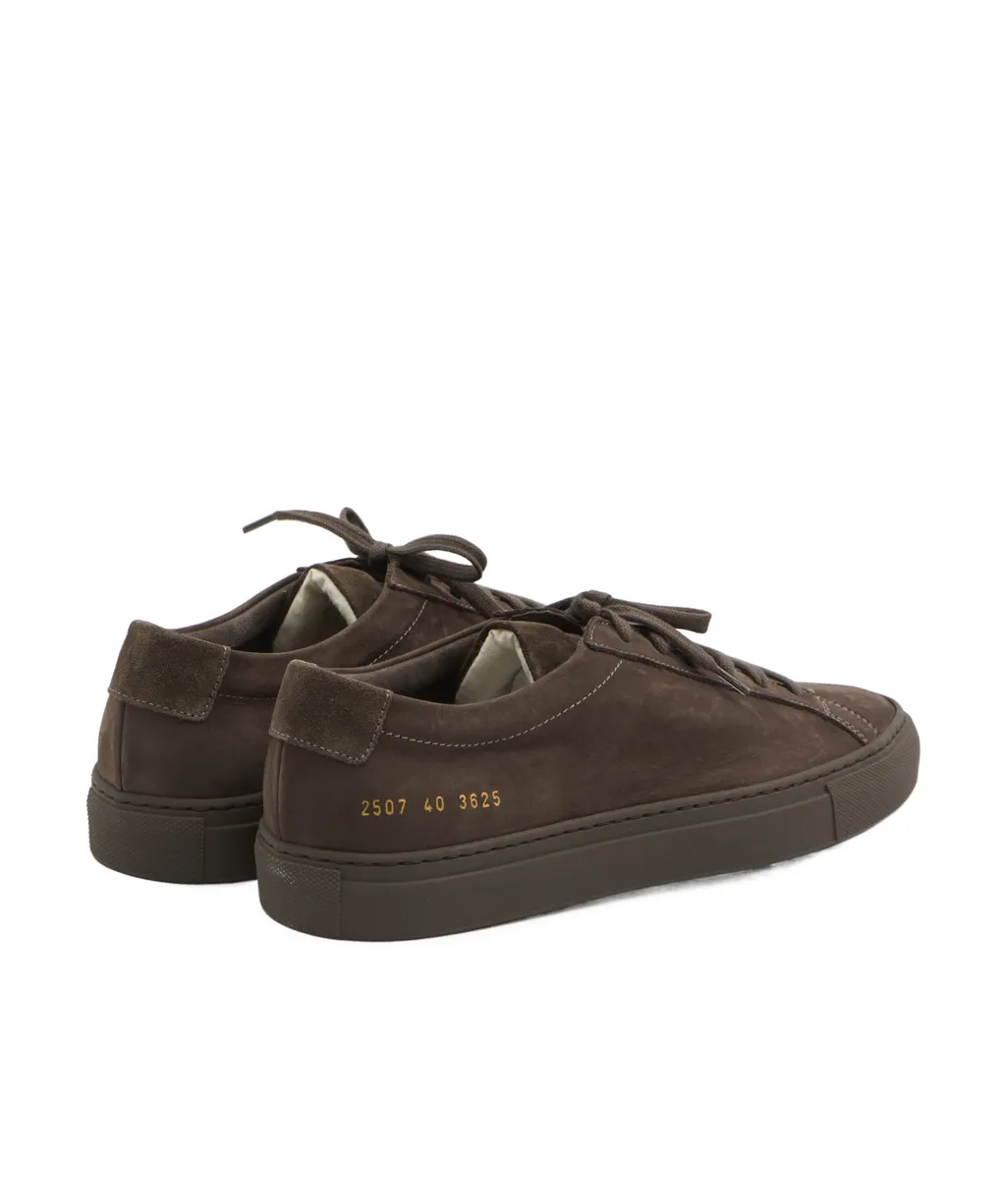 Suede-Leather Low-Top Sneakers
