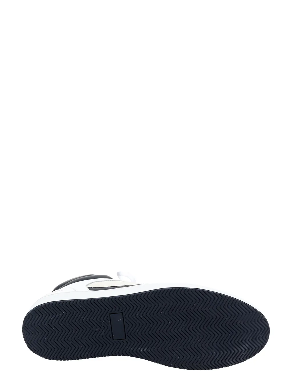 High-Top Leather-Panelled Sneakers