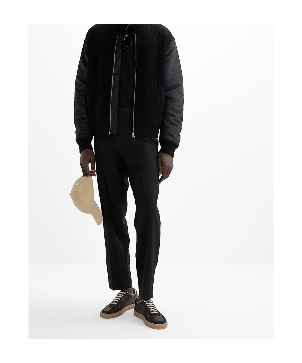 Panelled Low-Top Sneakers