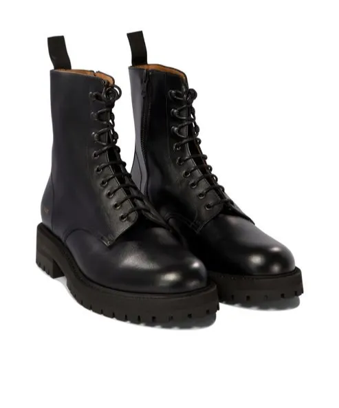 Lace-Up Combat Boots