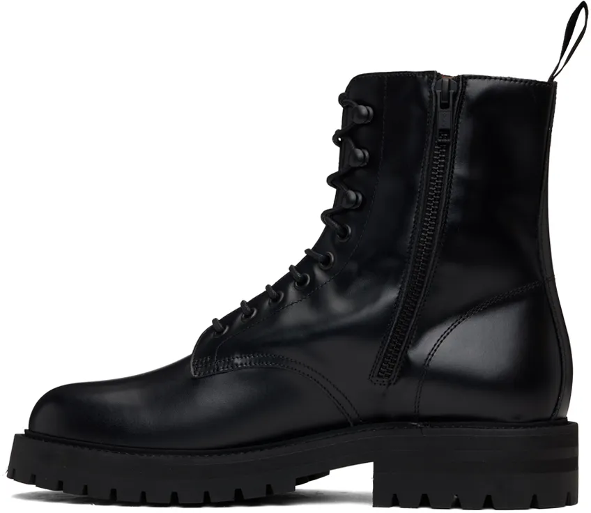 Lace-Up Combat Boots