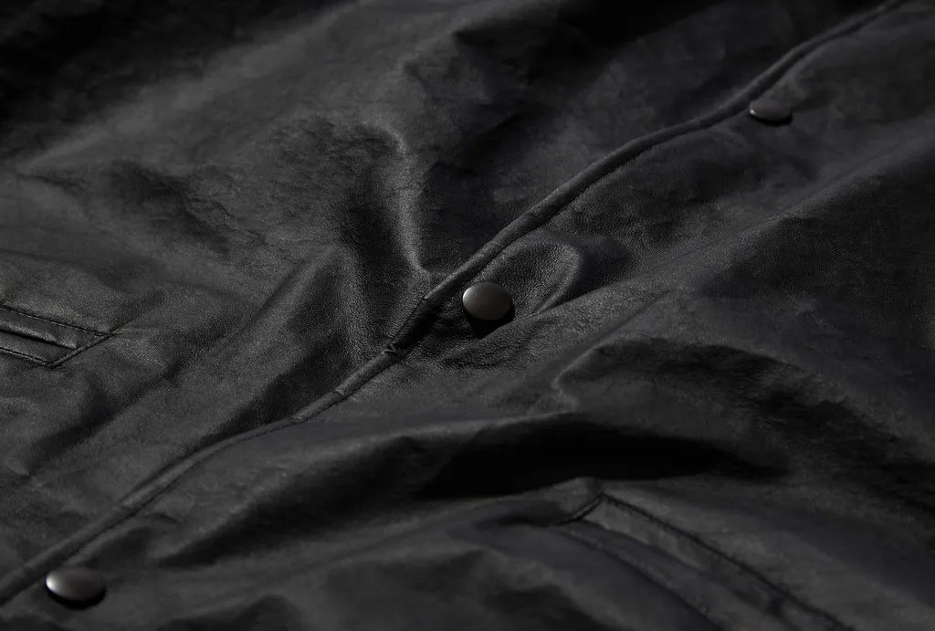 Long Sleeve Leather Jacket