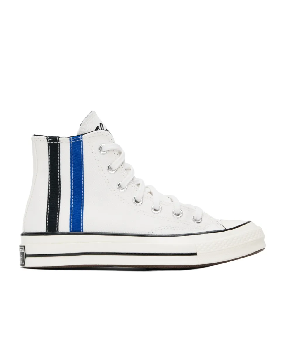 Striped Lace High-Top Casual Shoes