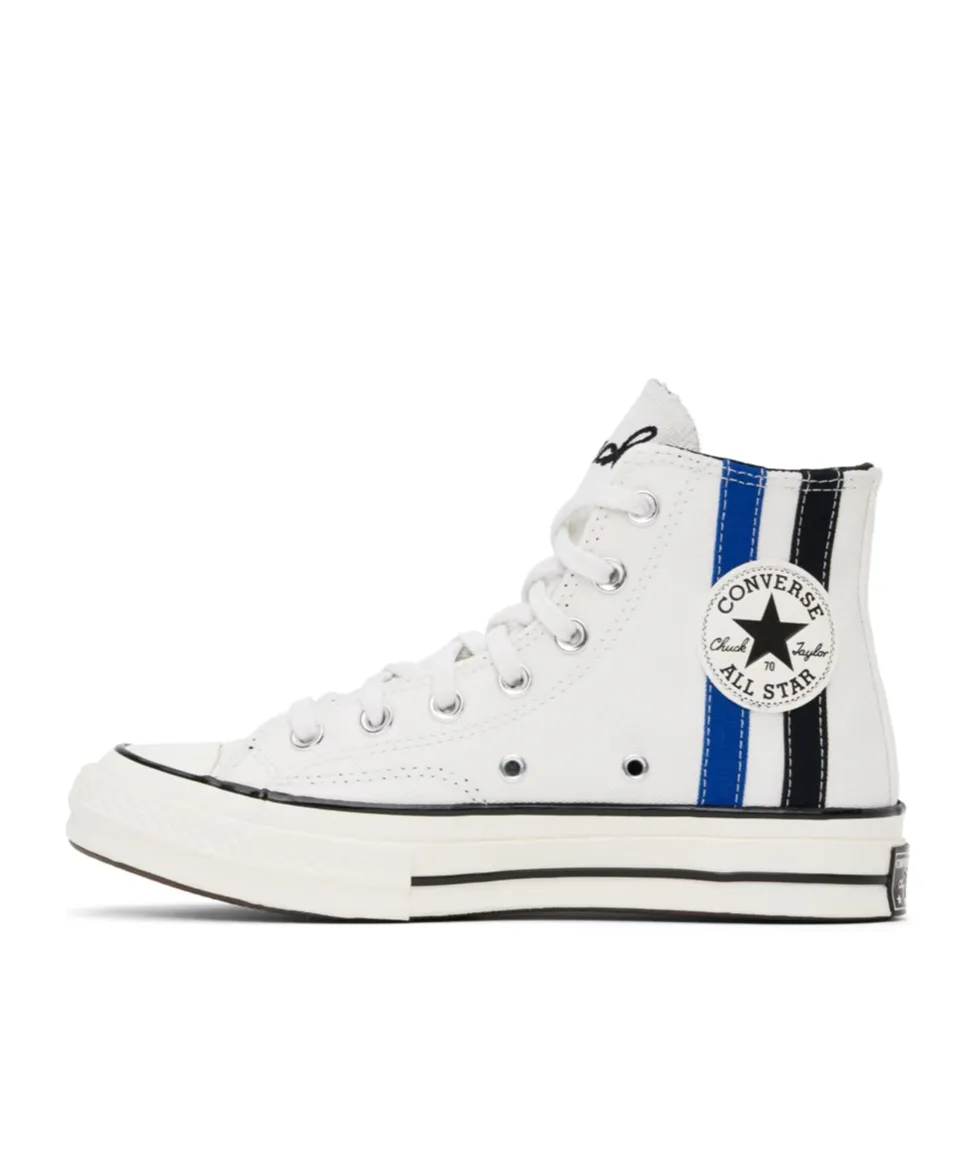 Striped Lace High-Top Casual Shoes