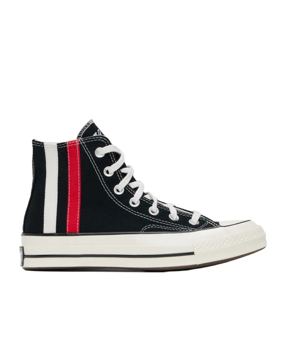 Striped Lace High-Top Casual Shoes
