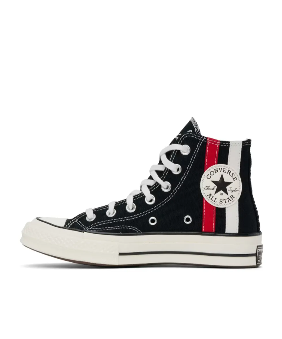 Striped Lace High-Top Casual Shoes