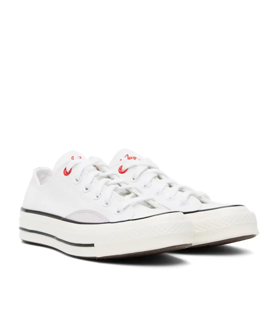 Logo Embroidery Low-Cut Skate Shoes