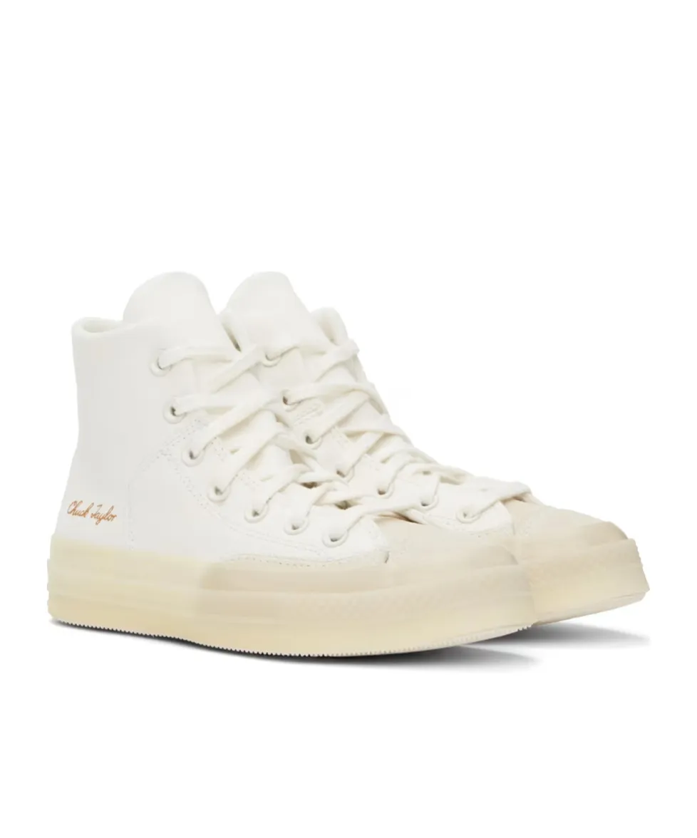 Logo Patch High-Top Skate Shoes