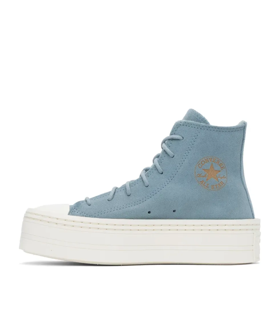 Round Head Strapped High-Top Casual Sneakers