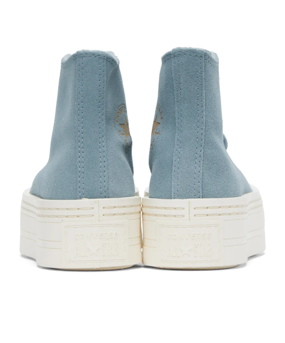 Round Head Strapped High-Top Casual Sneakers