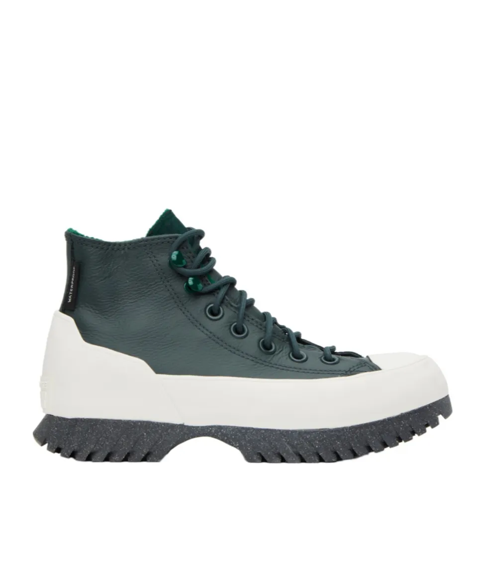 Round Head Lace High-Top Casual Sneakers