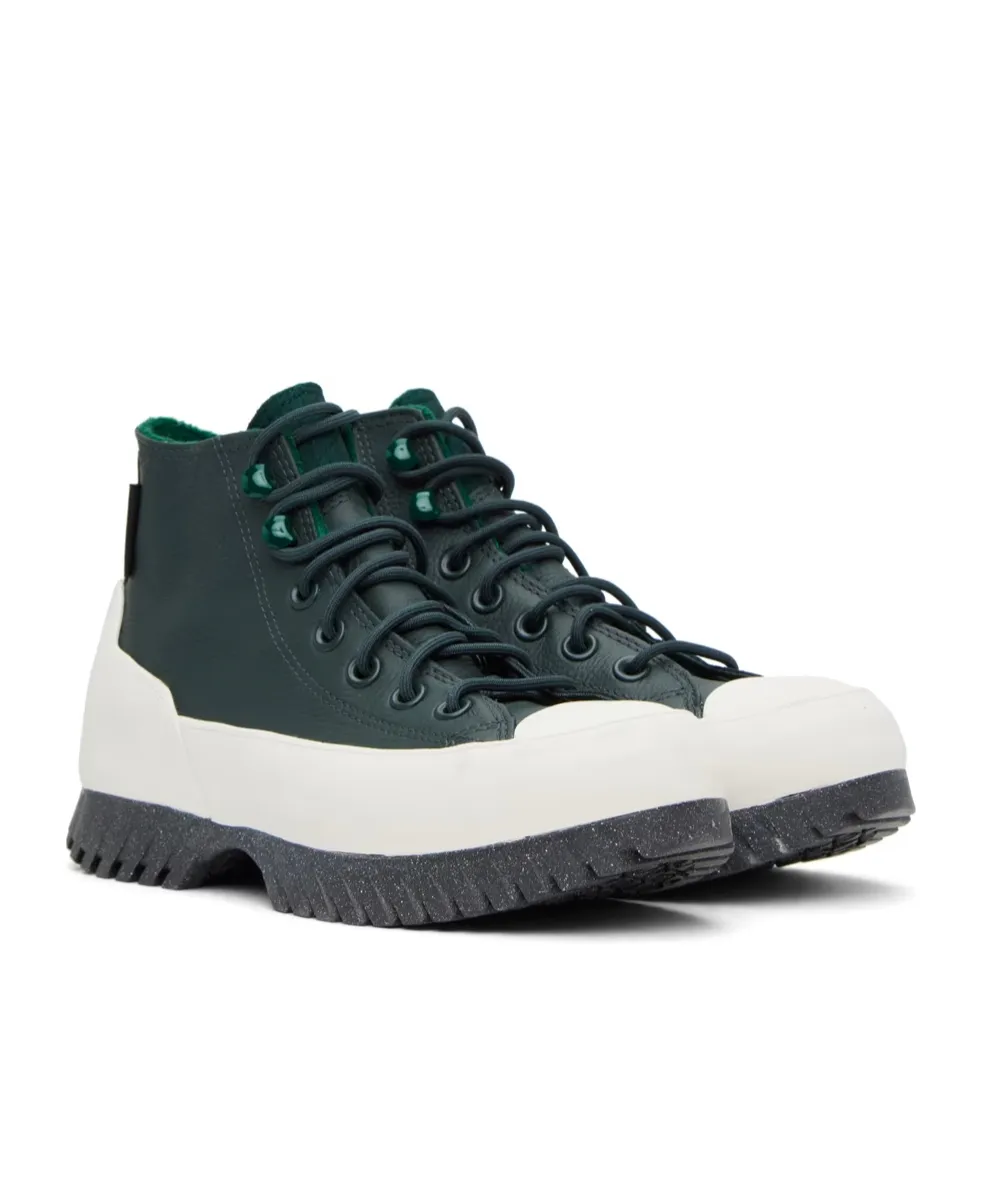 Round Head Lace High-Top Casual Sneakers
